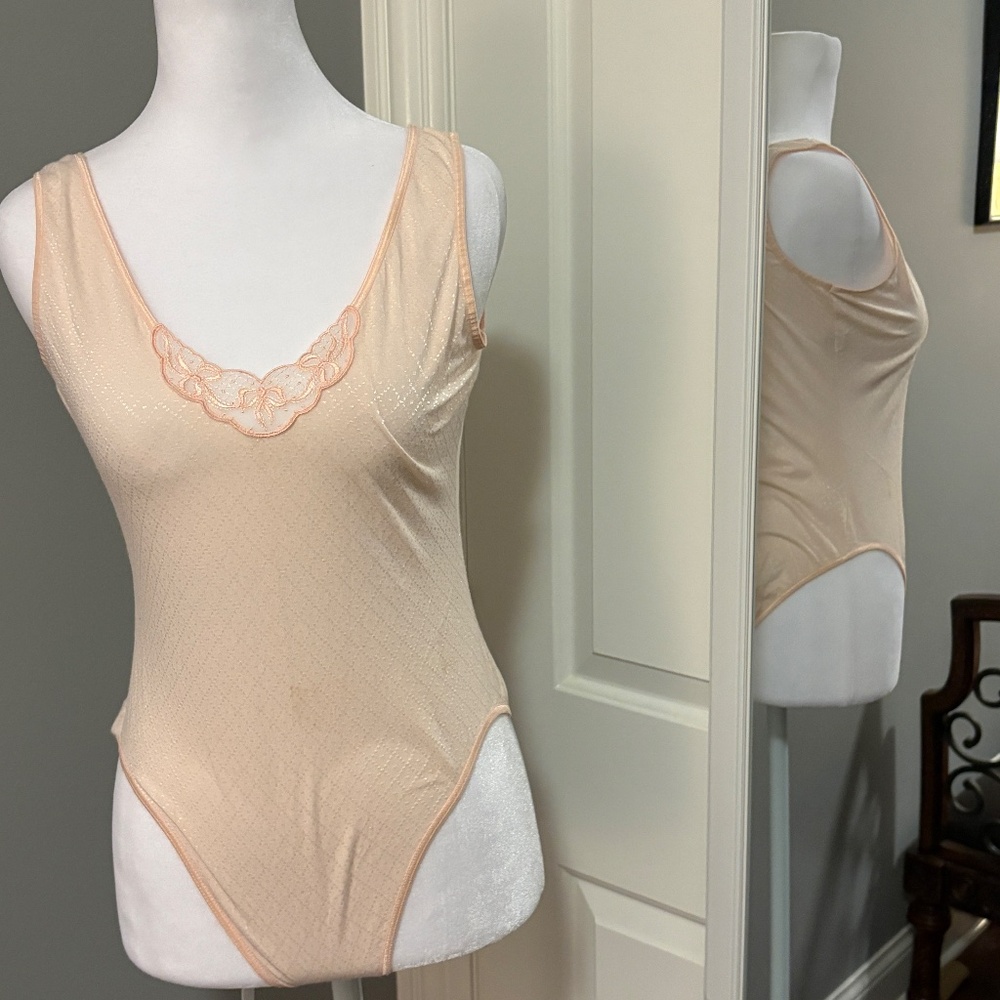 Vanity Fair Peach Bodysuit